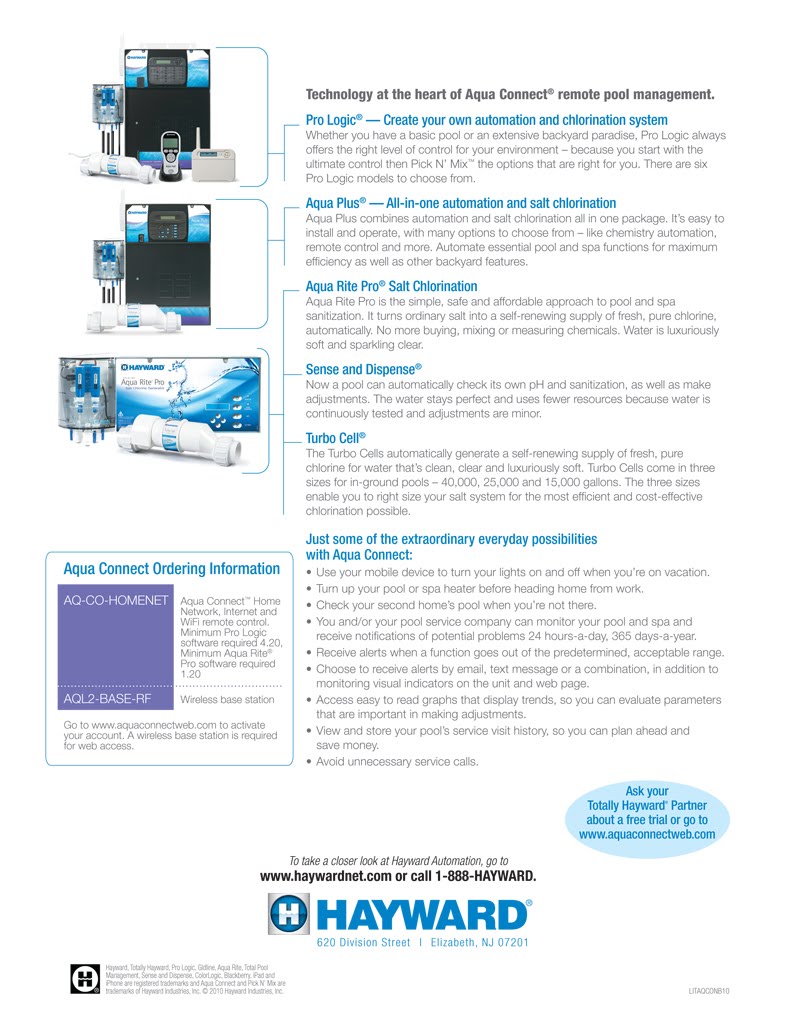 Klapprodt Pools: Hayward Aqua Connect