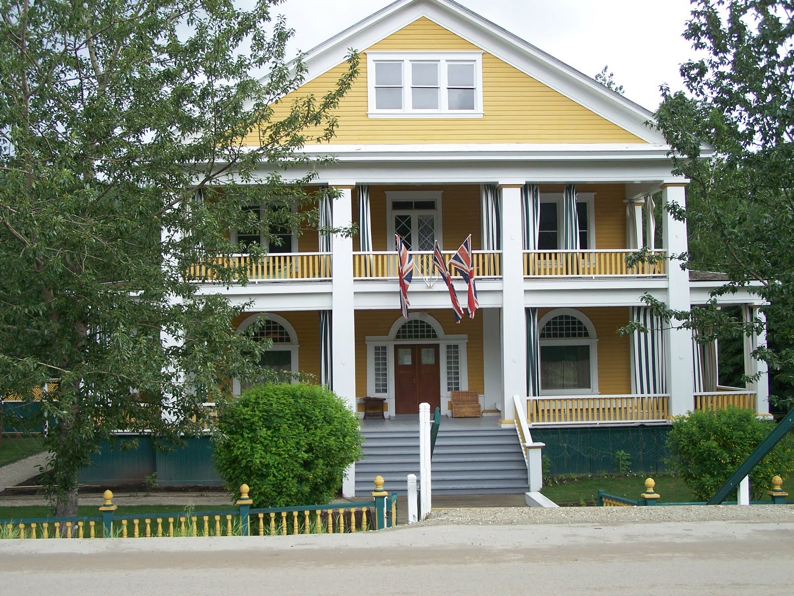 Tournée de l'Amérique du nord La ville de Dawson City (Yukon).