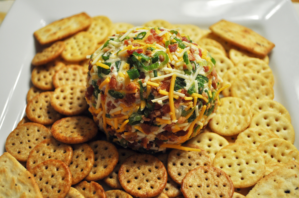 My Cocina, My Kitchen Bacon and Green Onion Cheese Ball