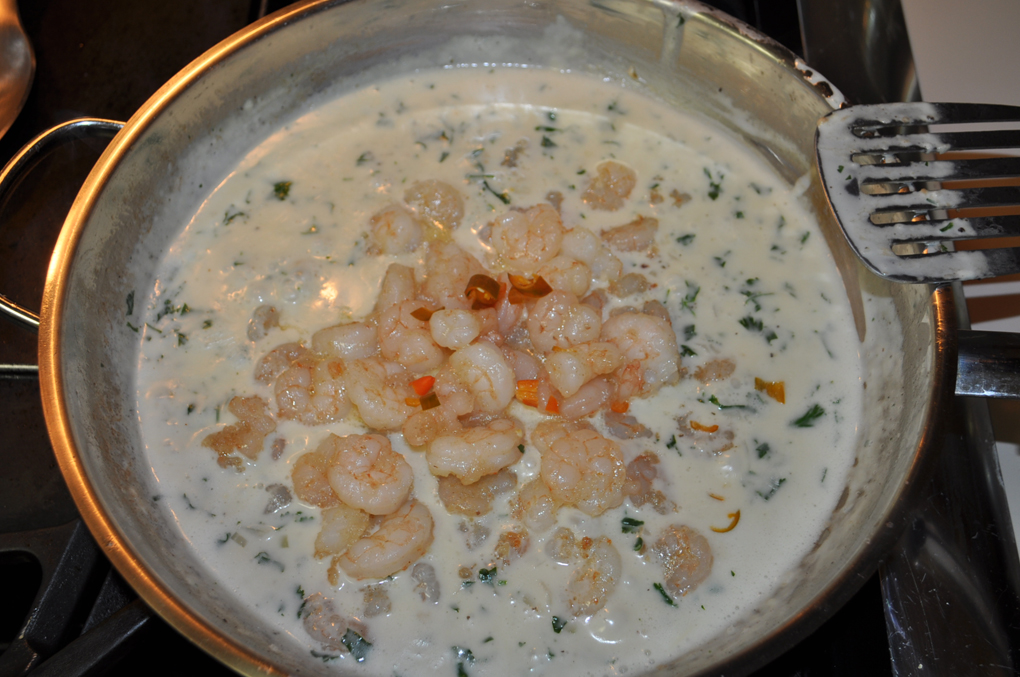 My Cocina, My Kitchen Spicy Coconut Cilantro Shrimp