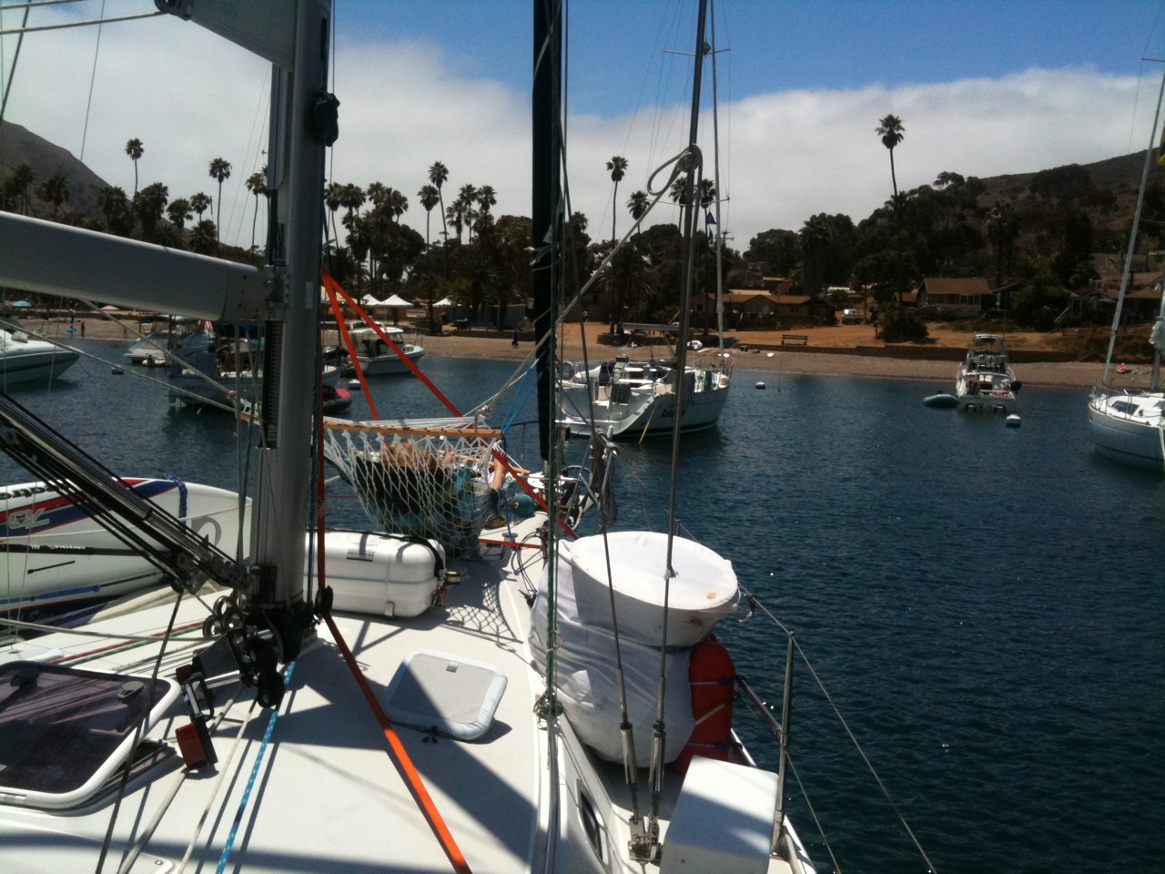 s/v Sea42 sailing the Pacific Two Harbors, Catalina Island