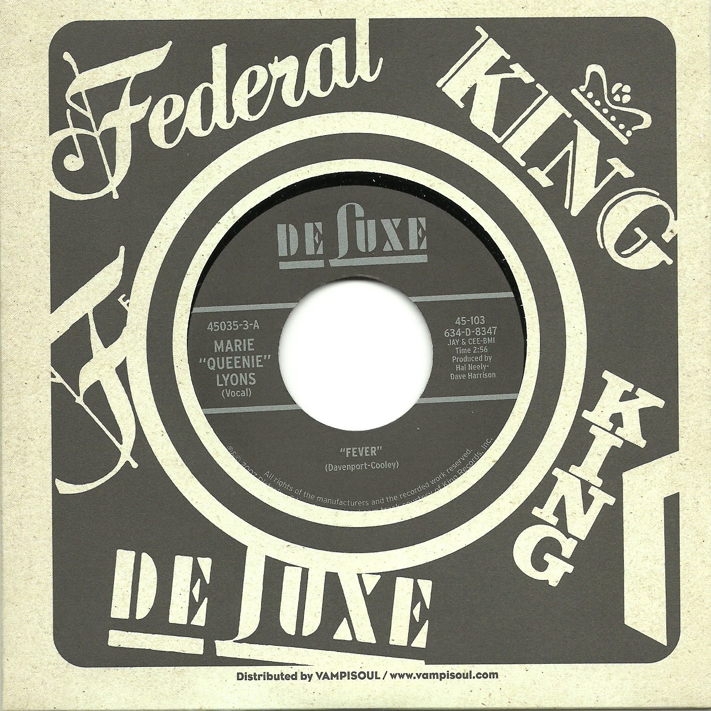 Tremendos Microsurcos Marie "Queenie" Lyons Fever 7'' (1969)