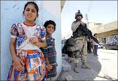 Fotografías de niños en la Guerra de Irak