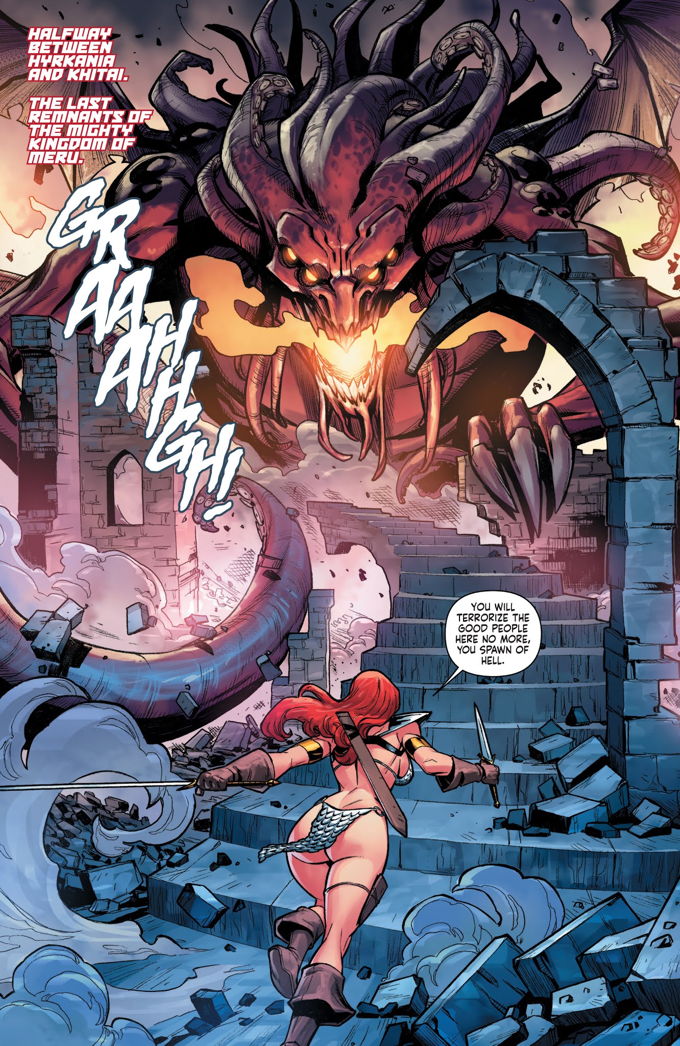 Read online Red Sonja Vol. 4 comic -  Issue # _TPB 1 (Part 1) - 9