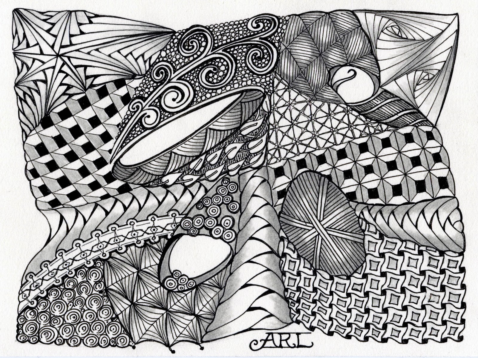 Art Unstructured: Zentangle