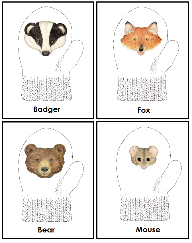 Jan Brett The Mitten Animal Printables | Search Results | Calendar 2015