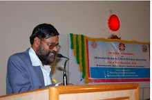 Dr PJ Sudhakar at a conference