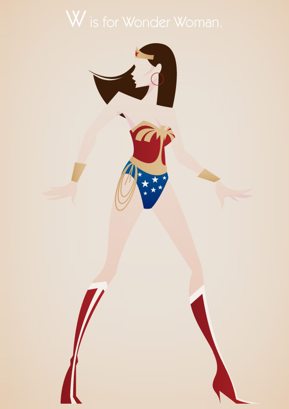 Don T Stand There Gawping W Is For Wonder Woman