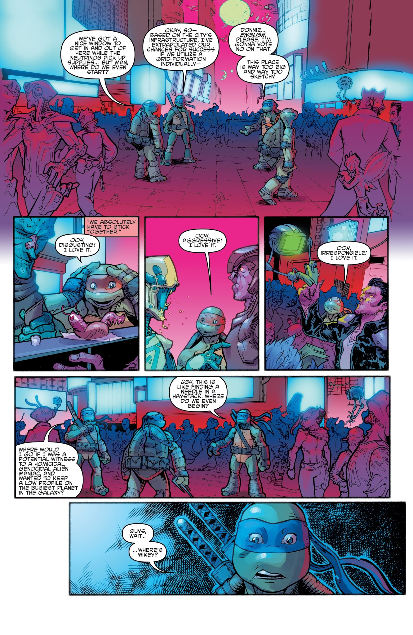 Read online Teenage Mutant Ninja Turtles: Dimension X comic -  Issue #4 - 4