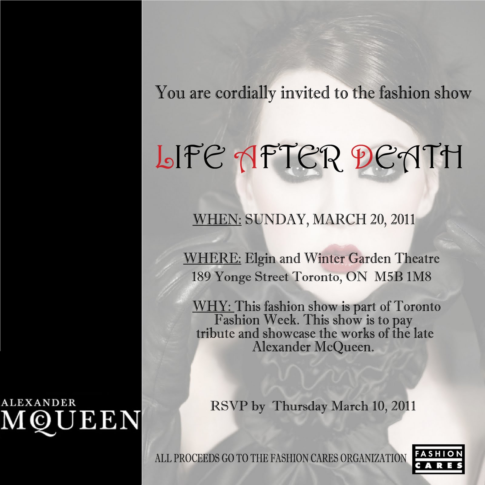 StylebyCC: School Fashion Show Invite