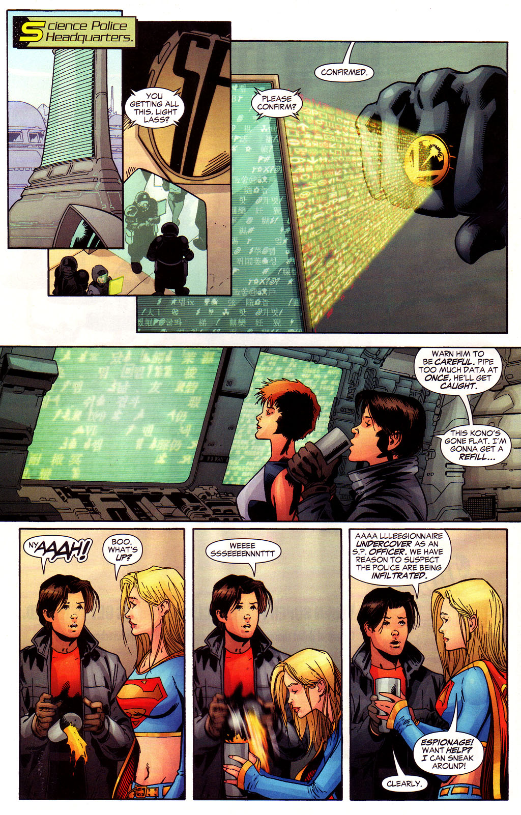 Read online Supergirl and the Legion of Super-Heroes comic -  Issue #17 - 18
