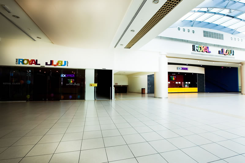 Interior Decorating Beautiful Cine Royal Cinema Hall Interior Design at Khalidiyah Mall in Abu