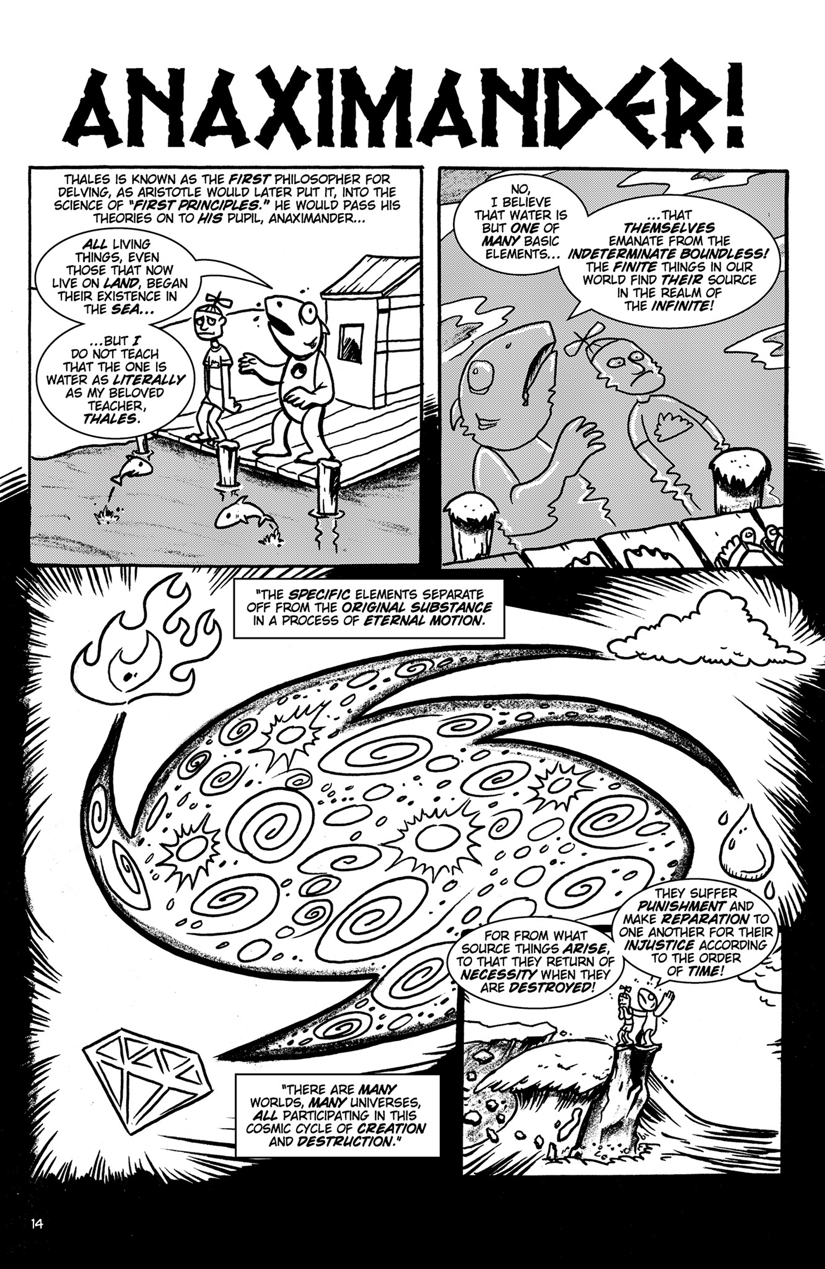 Read online Action Philosophers! comic -  Issue #Action Philosophers! TPB (Part 1) - 14
