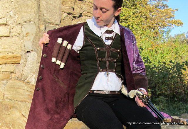 The Costume Mercenary: Commission: Reversible Clockpunk Frock Coat