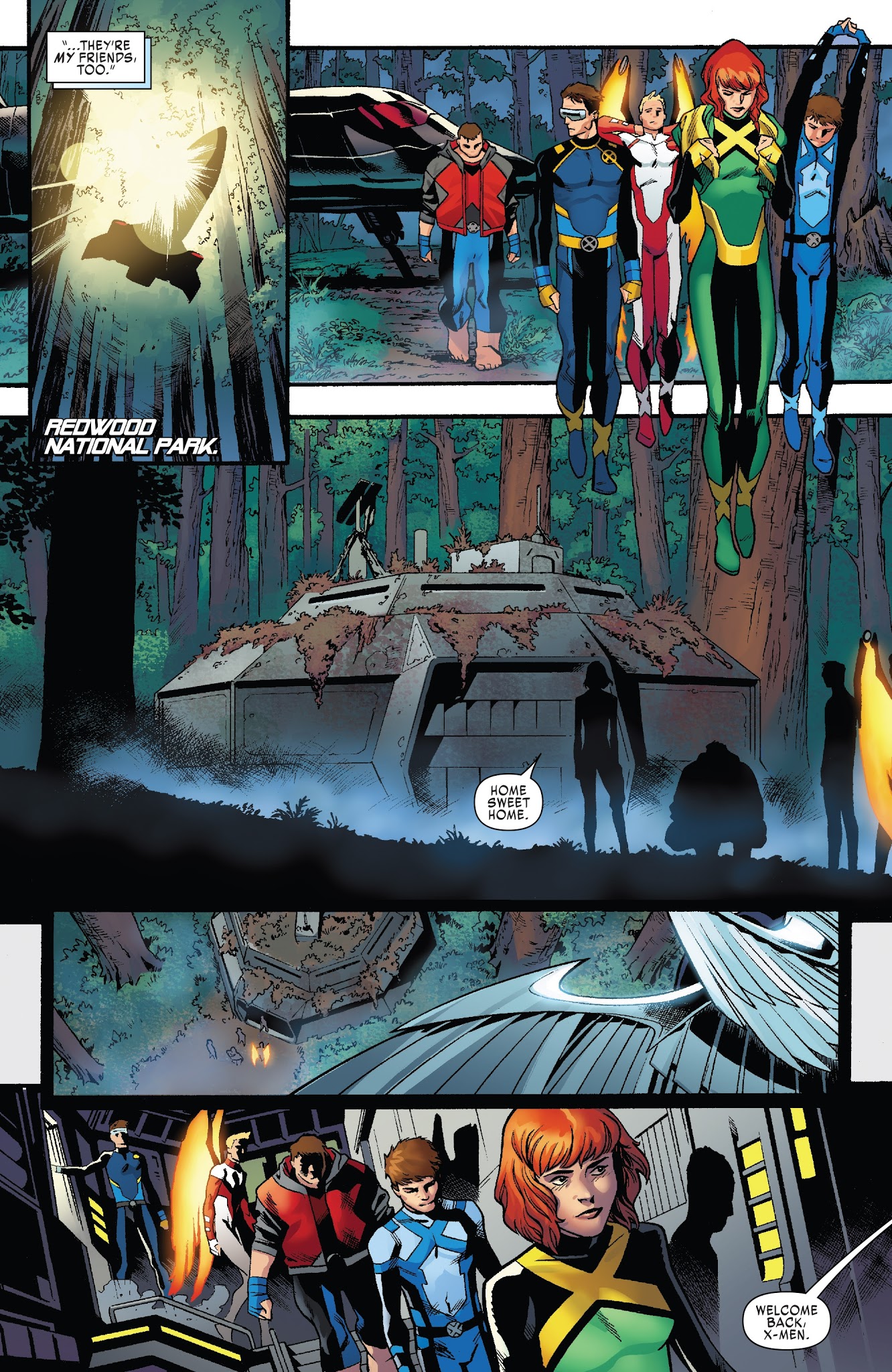 Read online X-Men: Blue comic -  Issue #7 - 8