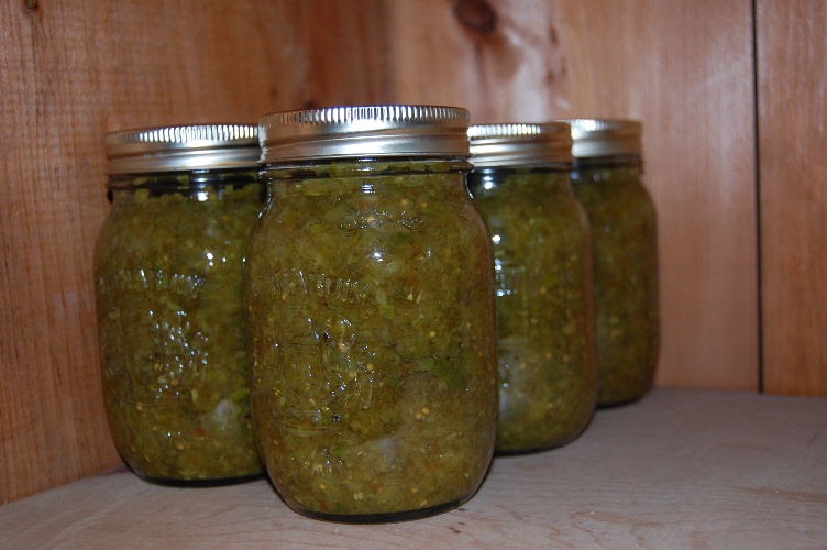 Urban Veggie Garden Blog: Canned Green Relish Recipe