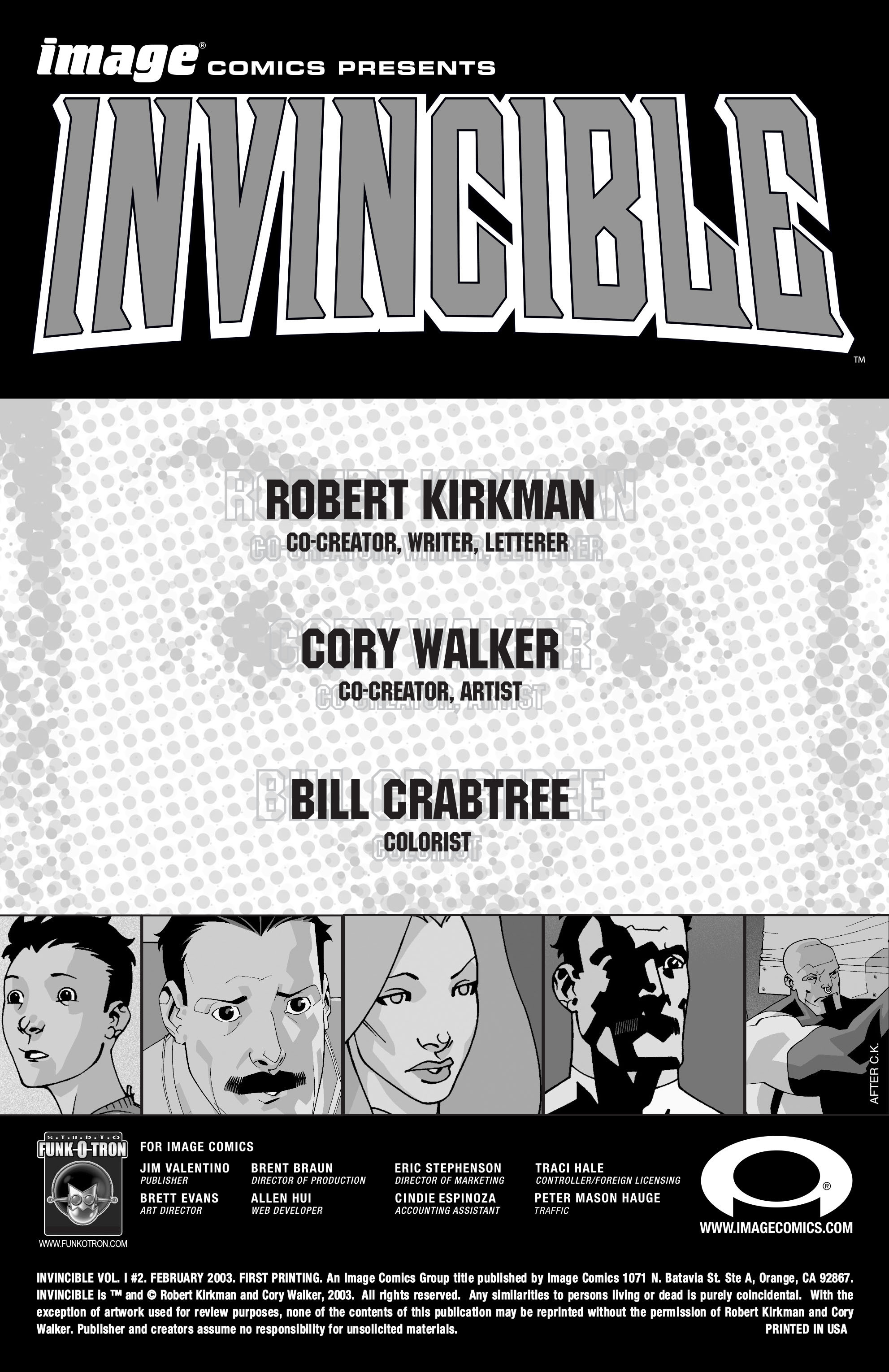 Read online Invincible comic -  Issue #2 - 2