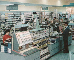 sears inside 1950 stores mid 1950s shopping department interior paint dept pleasant mall buildings center past pleasantfamilyshopping larger end woolworth