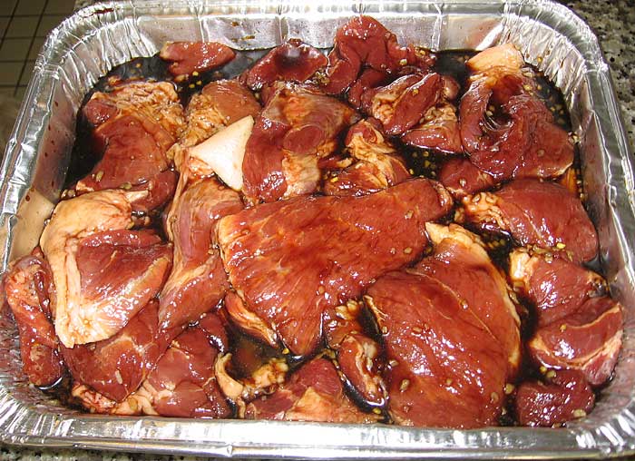 The Filipino Recipes Marinating the Meat