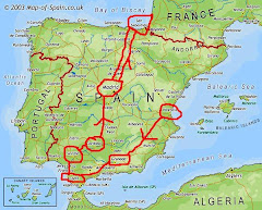 where i am traveling around spain