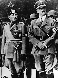 Mussolini e Hitler em visita à Iugoslavia