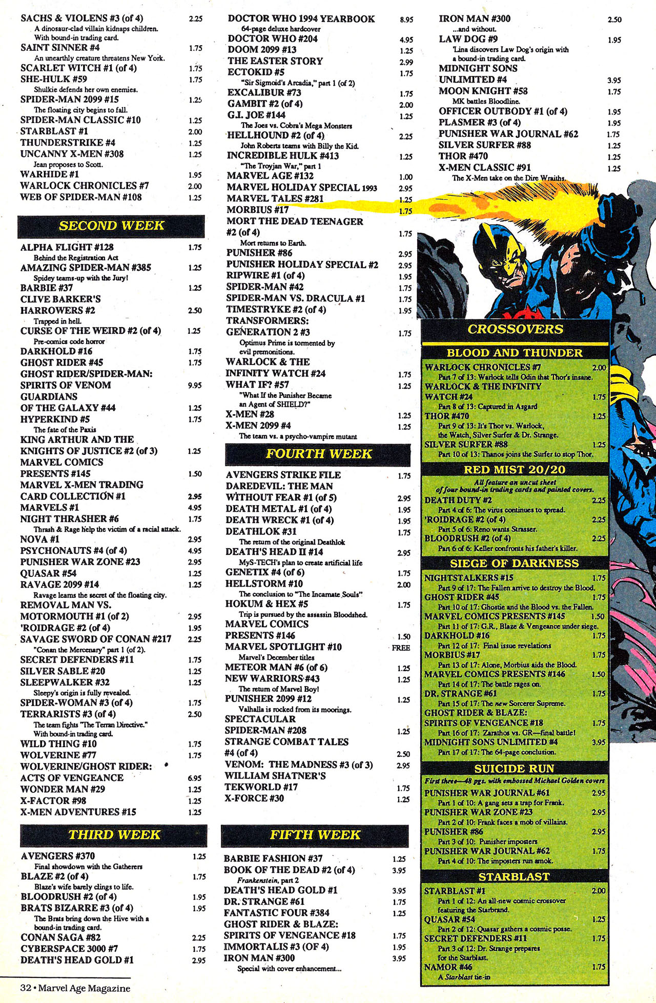 Read online Marvel Age comic -  Issue #131 - 34