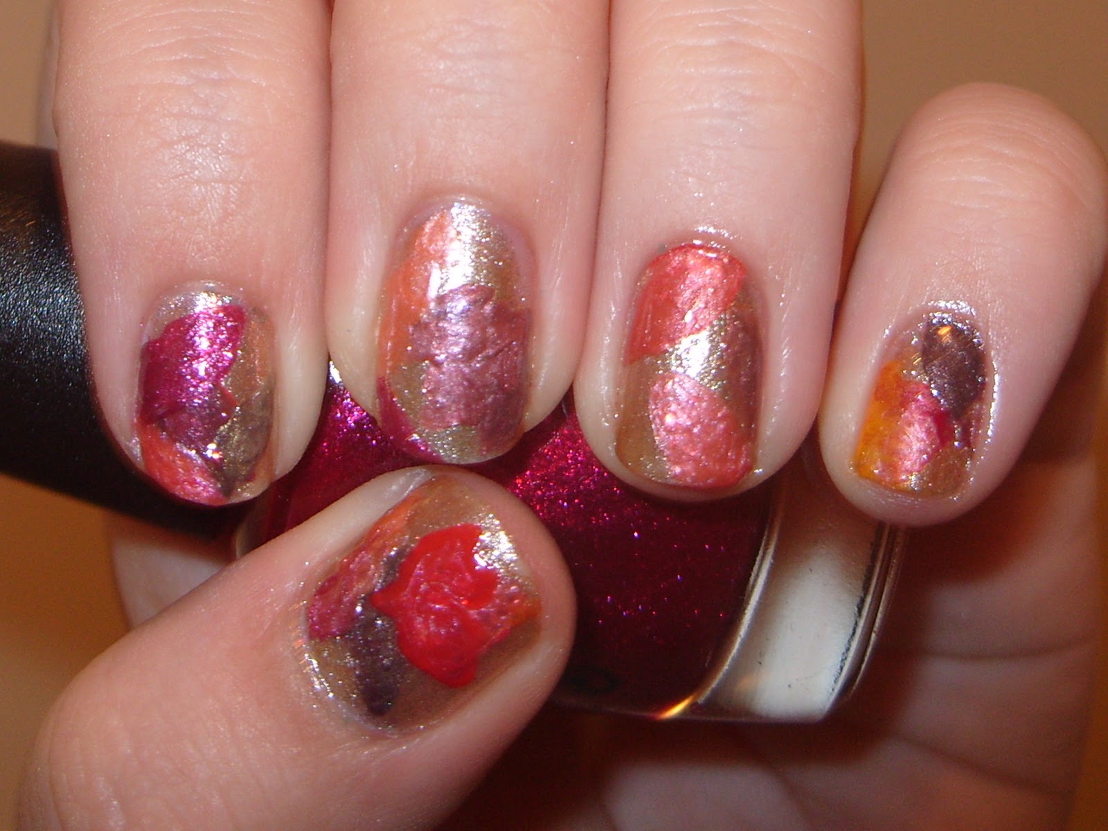 5. Easy Autumn Nail Designs with Leaves - wide 4