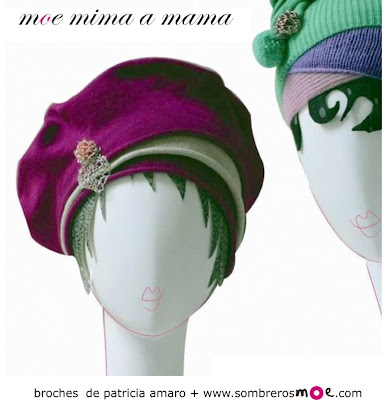 Día de la Madre sombrerosmoe.com, broches Patricia Amaro