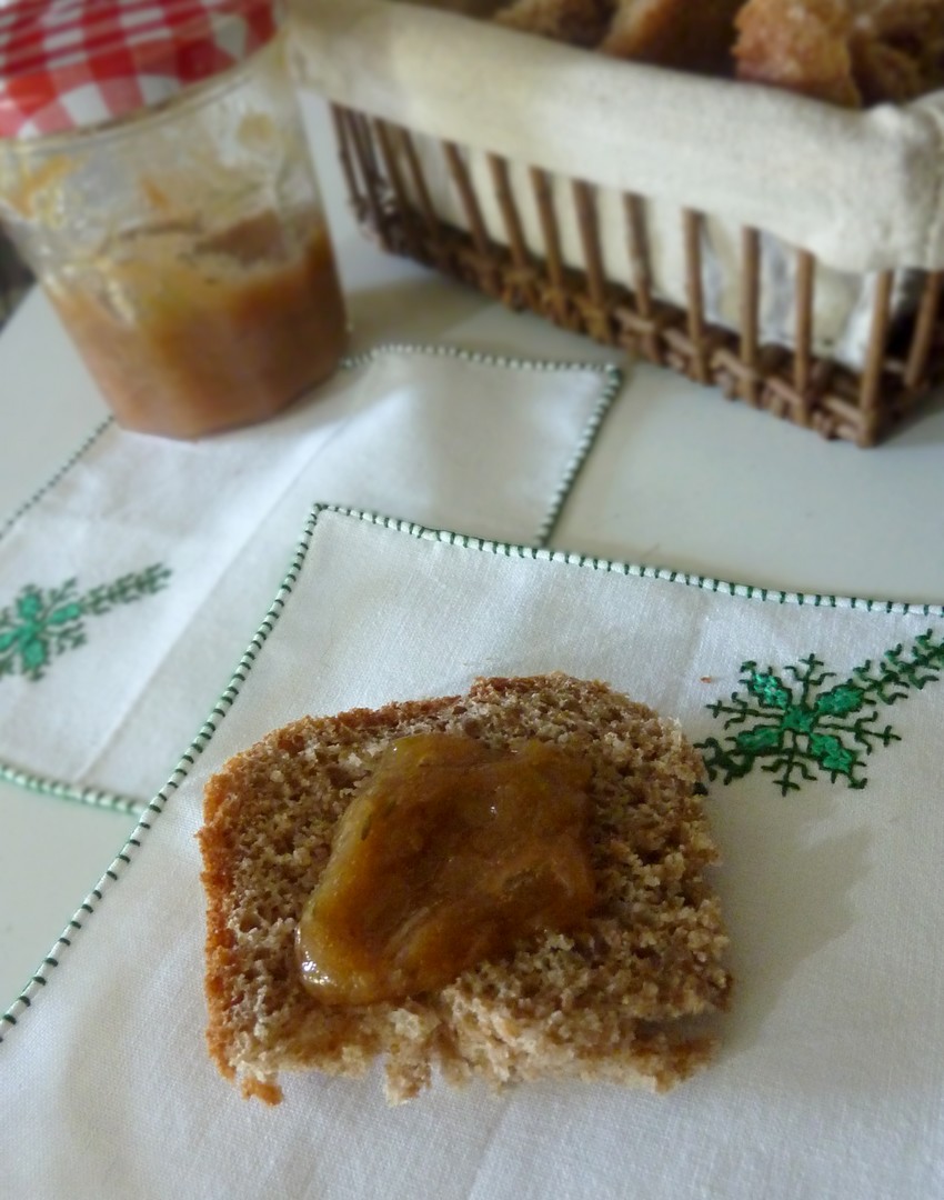 My Sweet Faery Confiture de rhubarbe à la vanille et au thym citron