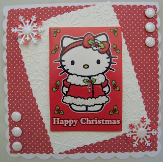 Butterfly Meadow: Christmas Card - Hello Kitty...