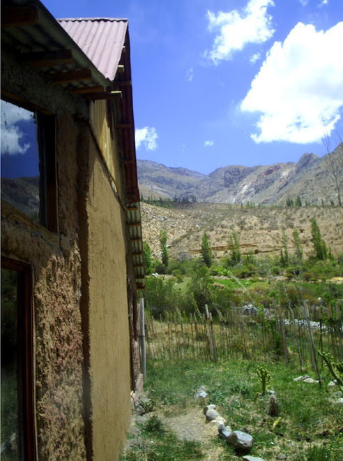 Refugio Ecologico Alcohuaz, Cabaña de Barro, Madera, enclavada en las Cumbres Elquina