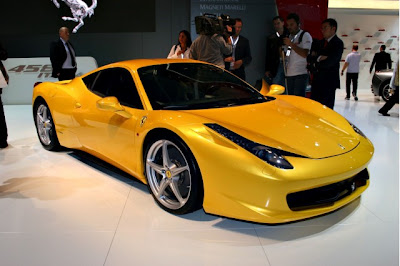 2010 Ferrari 458 Italia, F1,Formula one, Ferrari Motors, Red, Yellow