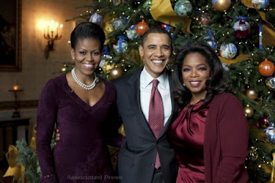 Oprah's Christmas special at the White House with Barack Obama and Michelle Obama, Queen of Talk at the White House