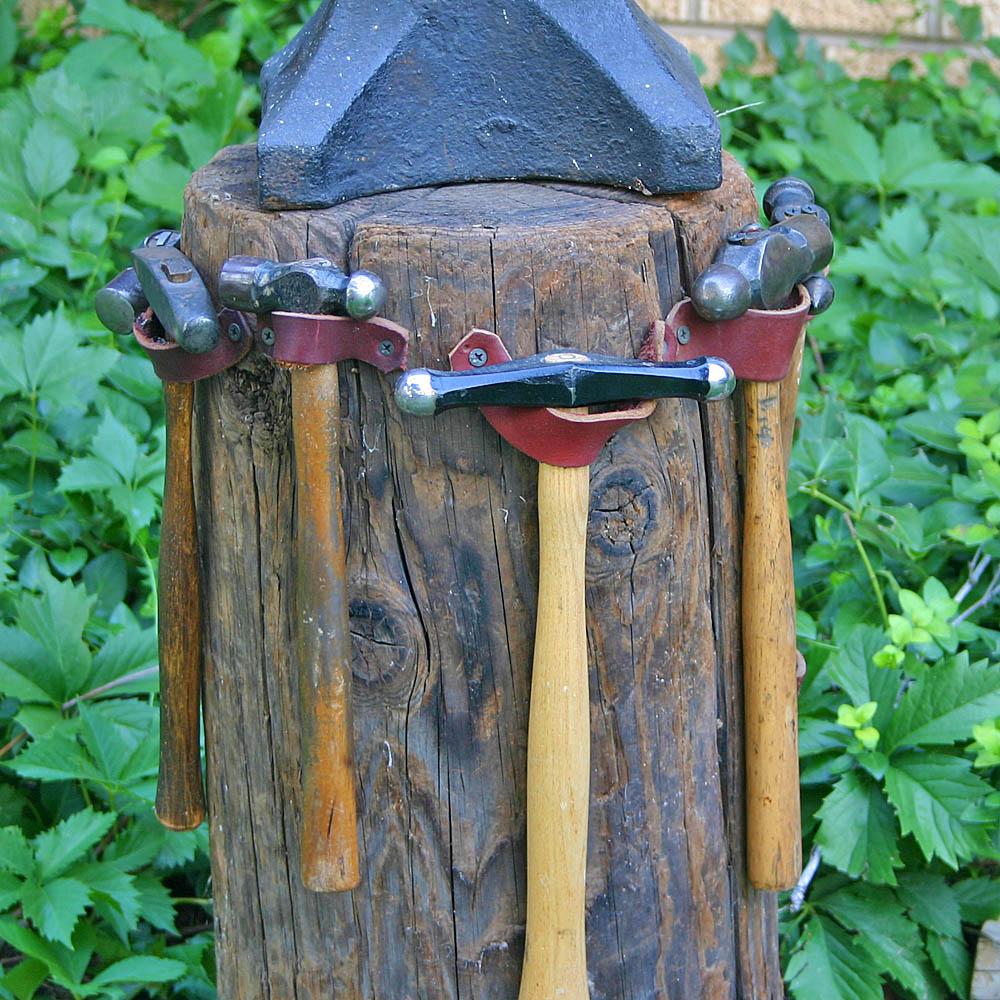 Jim Saunders Jewelry Artist Forming hammers