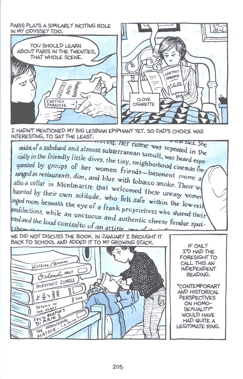 Read online Fun Home: A Family Tragicomic comic -  Issue # TPB - 211