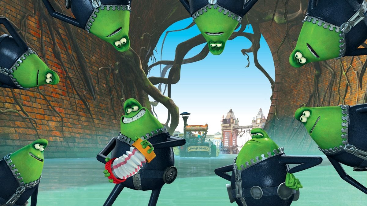 LET'S SEE... flushed away