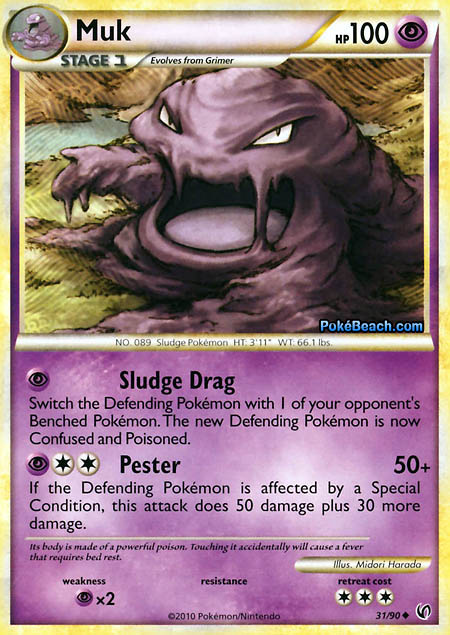 Pokemon Card Of The Day Muk Undaunted PrimetimePokemon s Blog