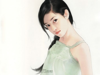 Funz -Funz Cute Asian Girls Nice Graphic Art for Wa