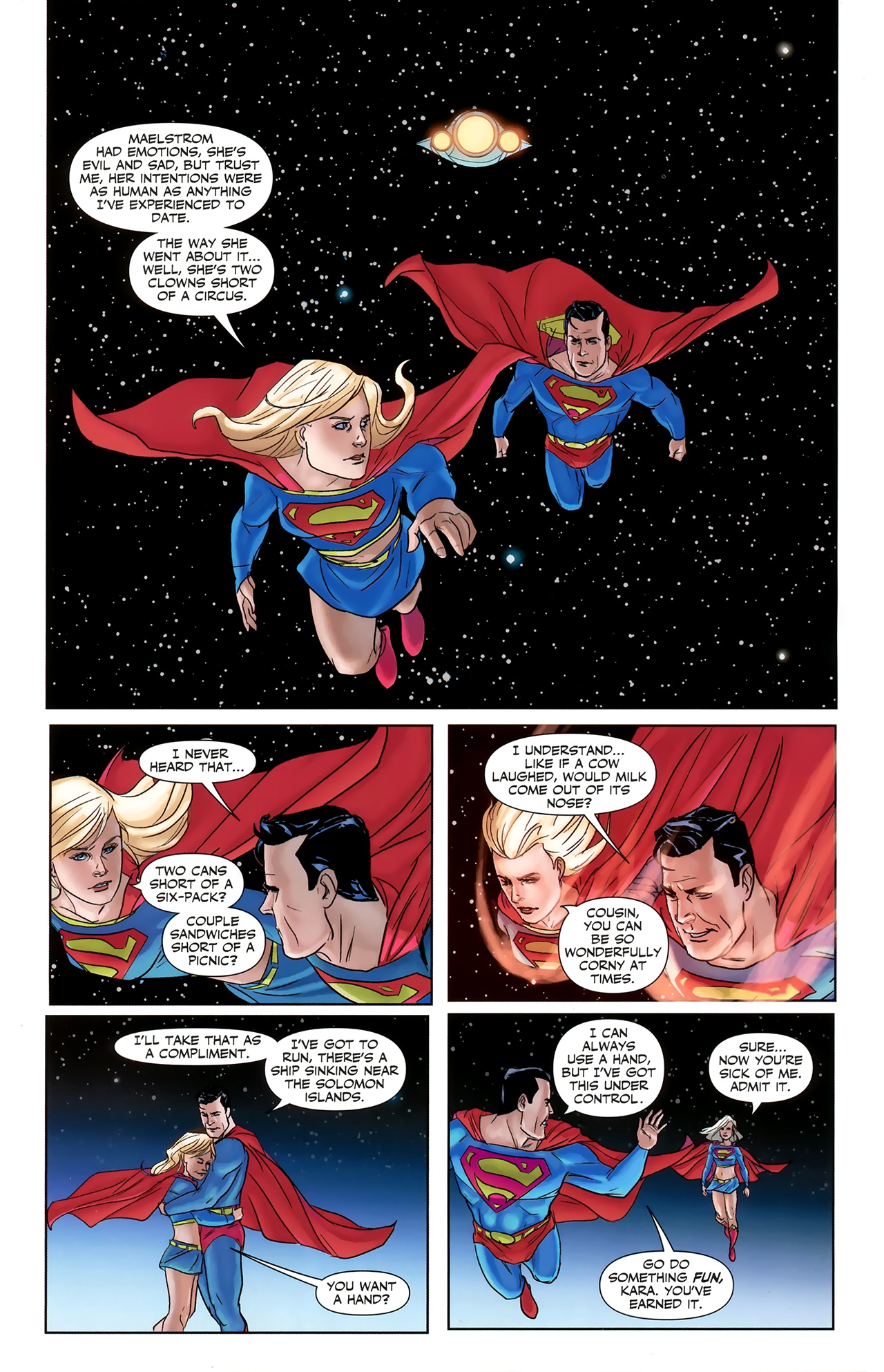 Read online Superman/Supergirl: Maelstrom comic -  Issue #5 - 18