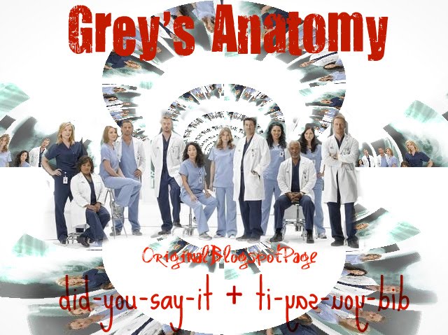 Chosse, Pick, Love: Grey's Anatomy