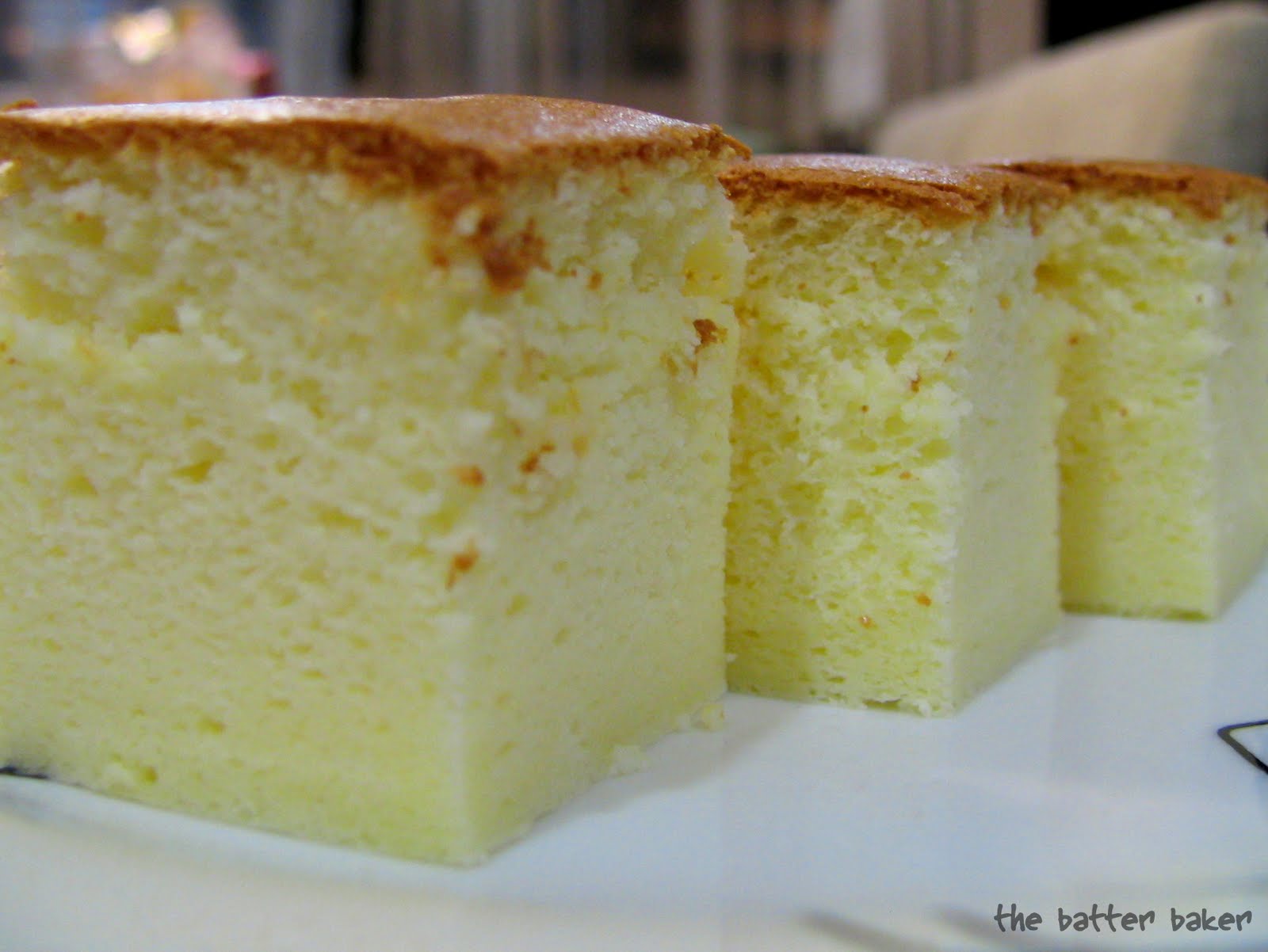 the batter baker Classic Chiffon Cheesecake