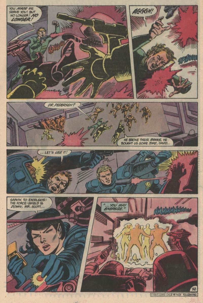 Read online Star Trek (1984) comic -  Issue #14 - 22