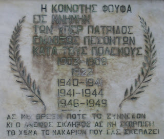 Η προτομή του καπετάν Φούφα