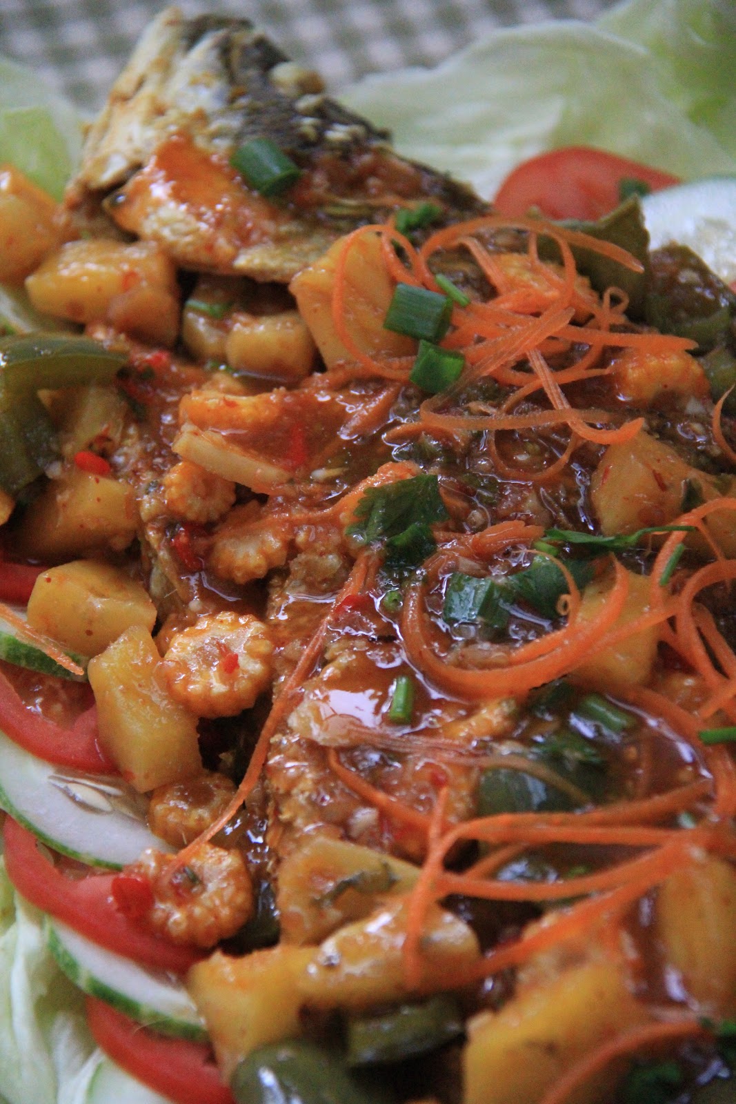 Ikan Siakap Masak 3 Rasa Masam Manis