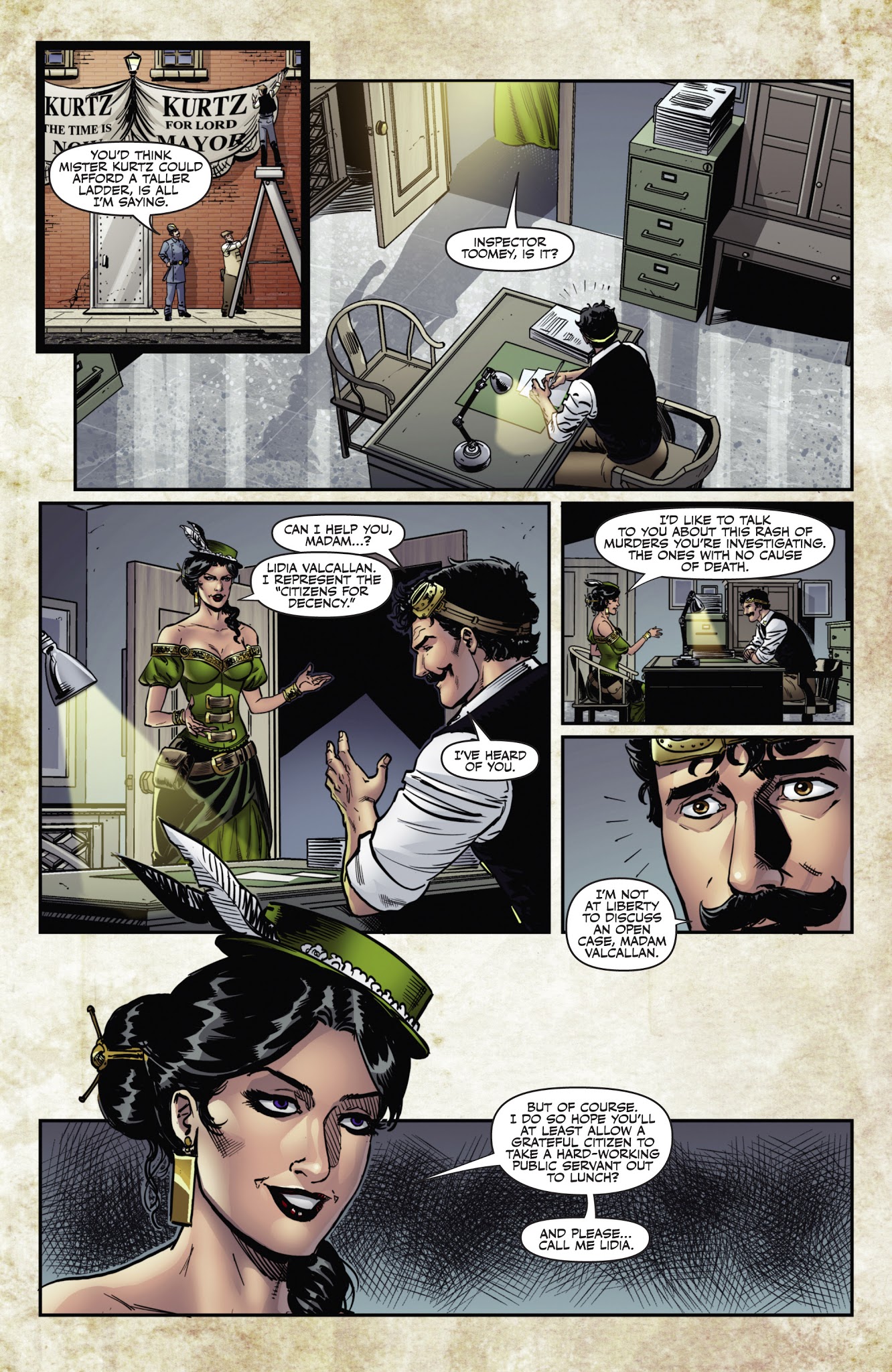 Read online Legenderry: Vampirella comic -  Issue #3 - 8