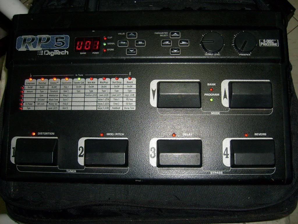 musicasa.oportunidades: DIGITECH RP-5 PEDALERA PROFESIONAL 150 EUR