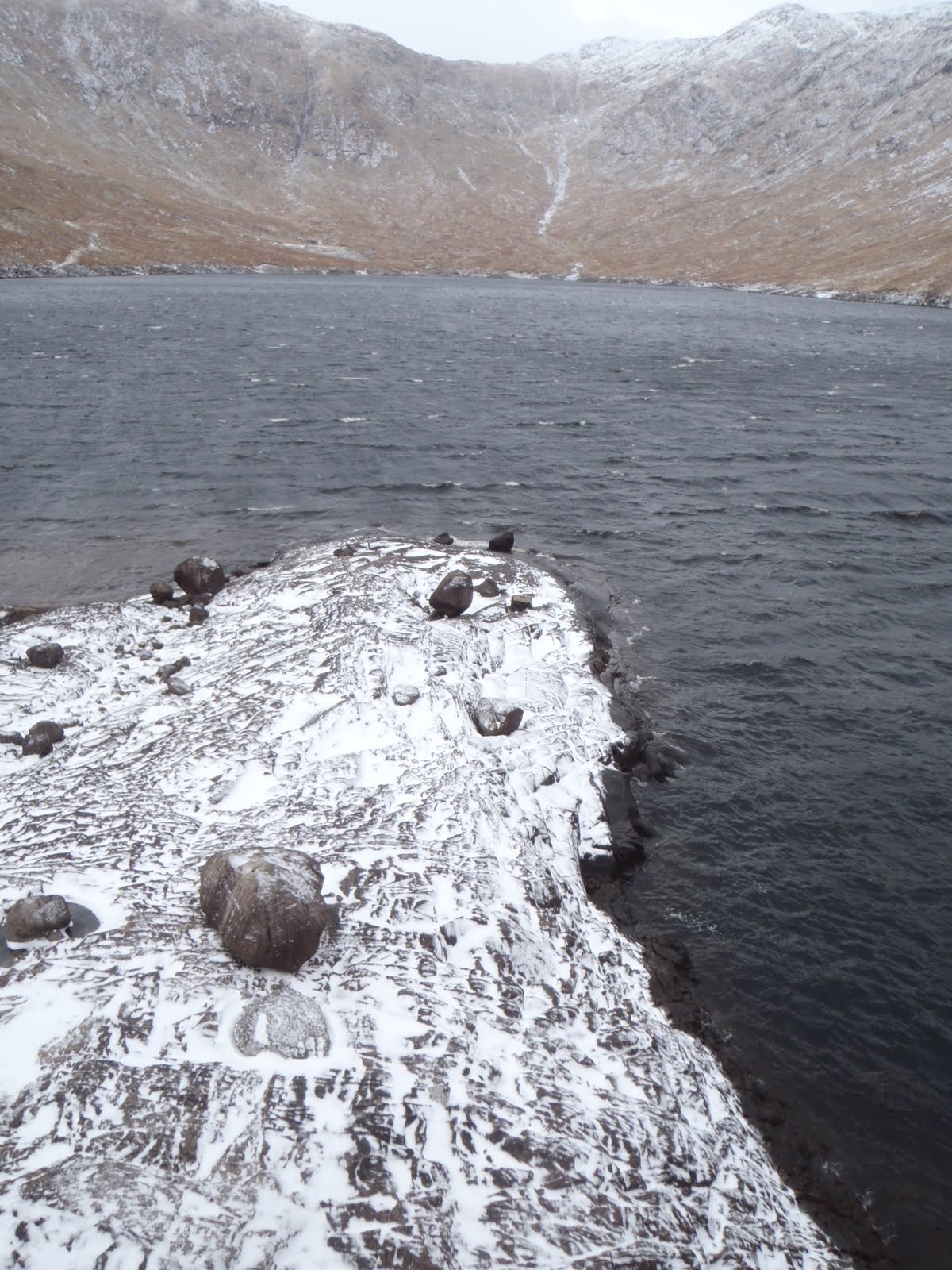 Scotland Outside Very Cold in the hills today.