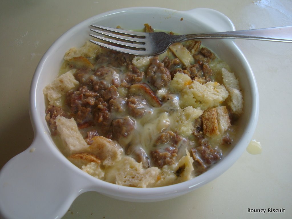 bread Baking Experiment Bulk sausage casserole