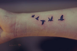 tattoo bird flight flying