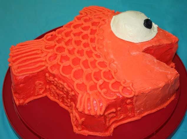 Everyday Finesse: A fish cake for a birthday boy
